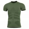 Camiseta Termica Pentagon Plexis Manga Corta Verde Camo