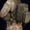 Mochila Pentagon Quick Bag en chaleco Thorax