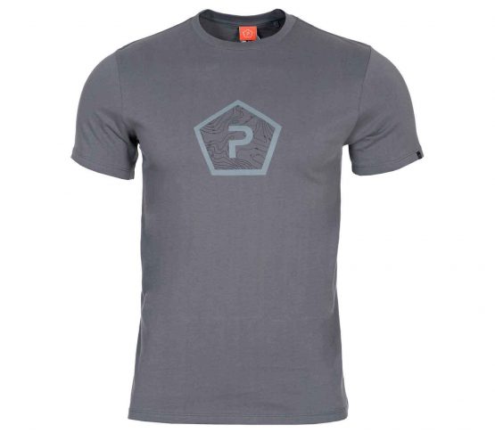Camiseta-Pentagon-Shape-Lobo-Gris