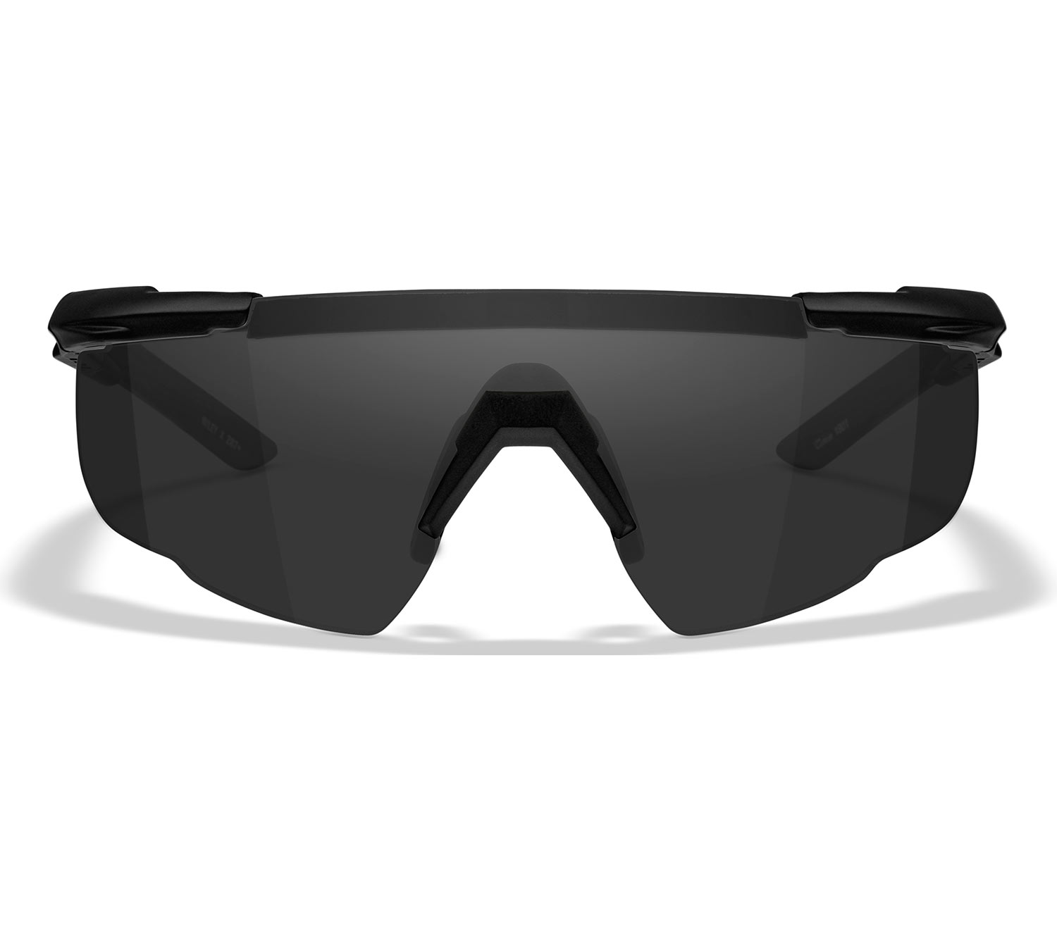 Gafas Wiley X Saber Advanced-Smoke-Grey-black-frontal