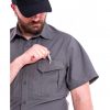 Camisa Pentagon Plato Manga Corta bolsillo boligrafo