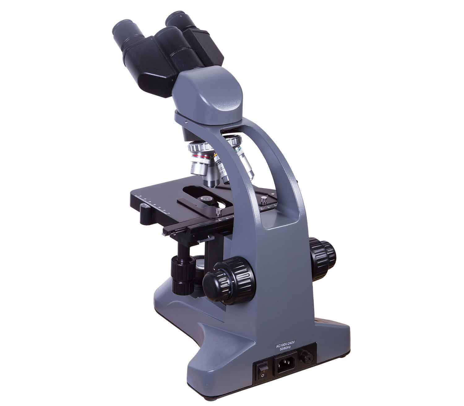 Microscopio Binocular Levenhuk 720B trasera