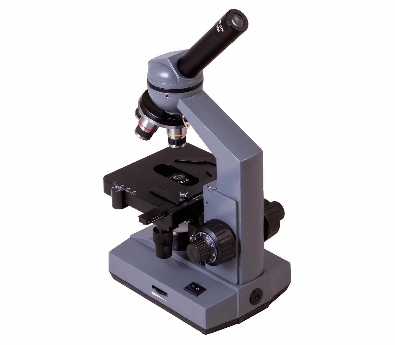 Microscopio Biológico Monocular Levenhuk 320 PLUS diagonal