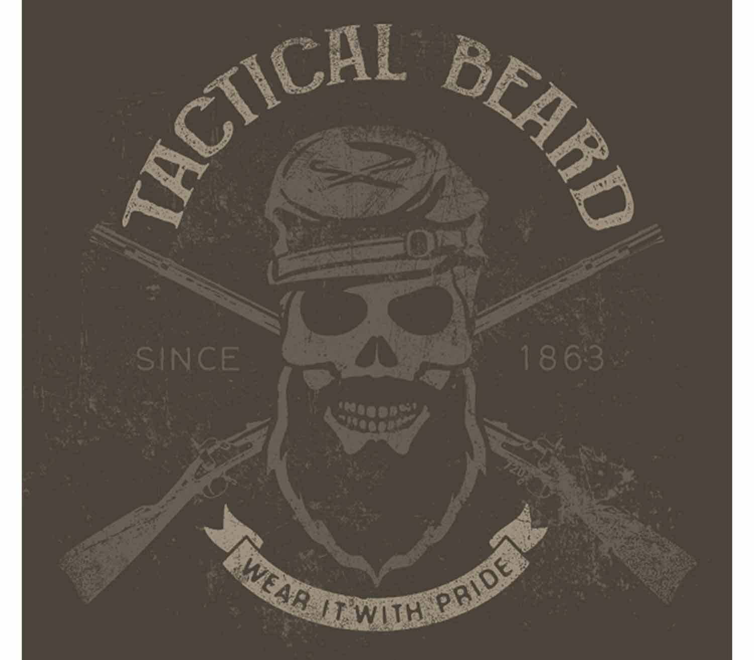 Camiseta 720gear Tactical Beard logo