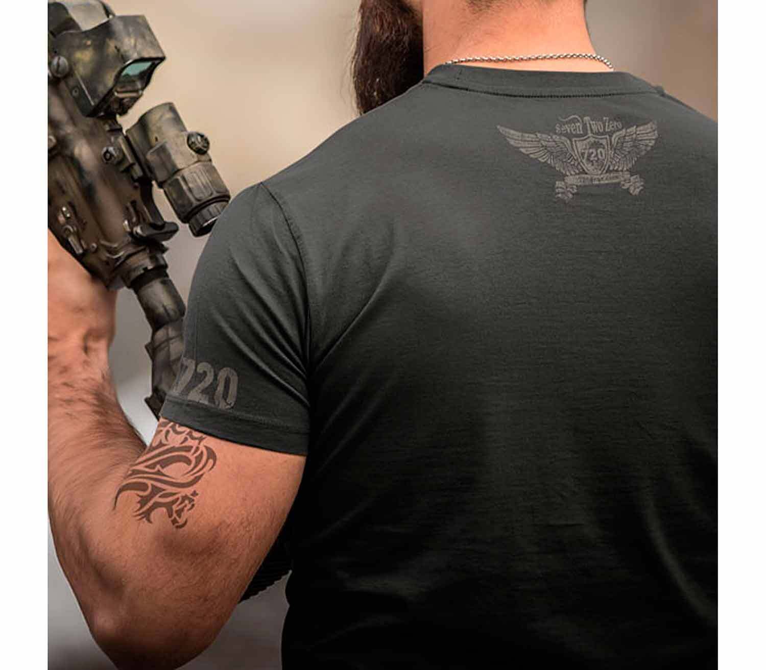 Camiseta 720gear Warrior espalda