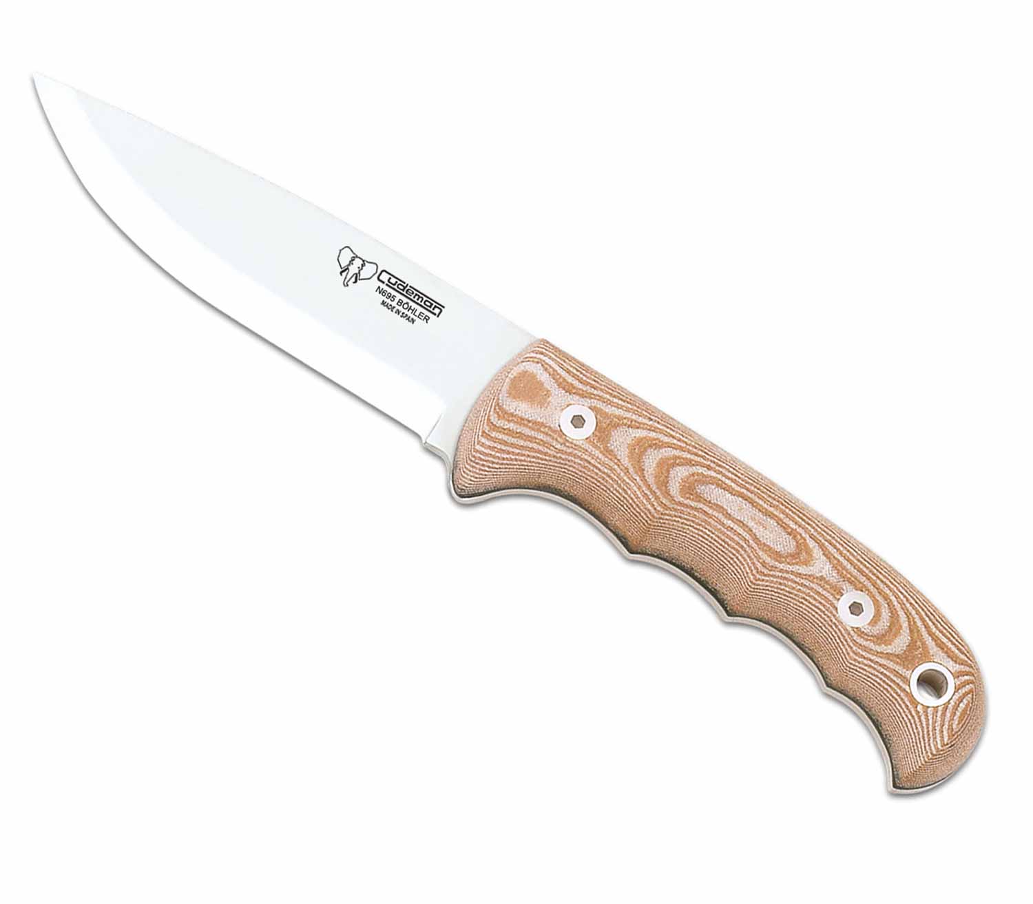 Cuchillo Cudeman Bushcraft micarta marrón
