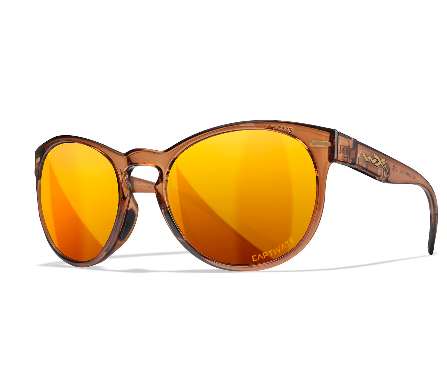 Gafas Wiley X Covert Captivate Bronze Mirror Crystal Rootbeer