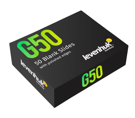 Portaobjetos Vacíos Levenhuk G50 caja