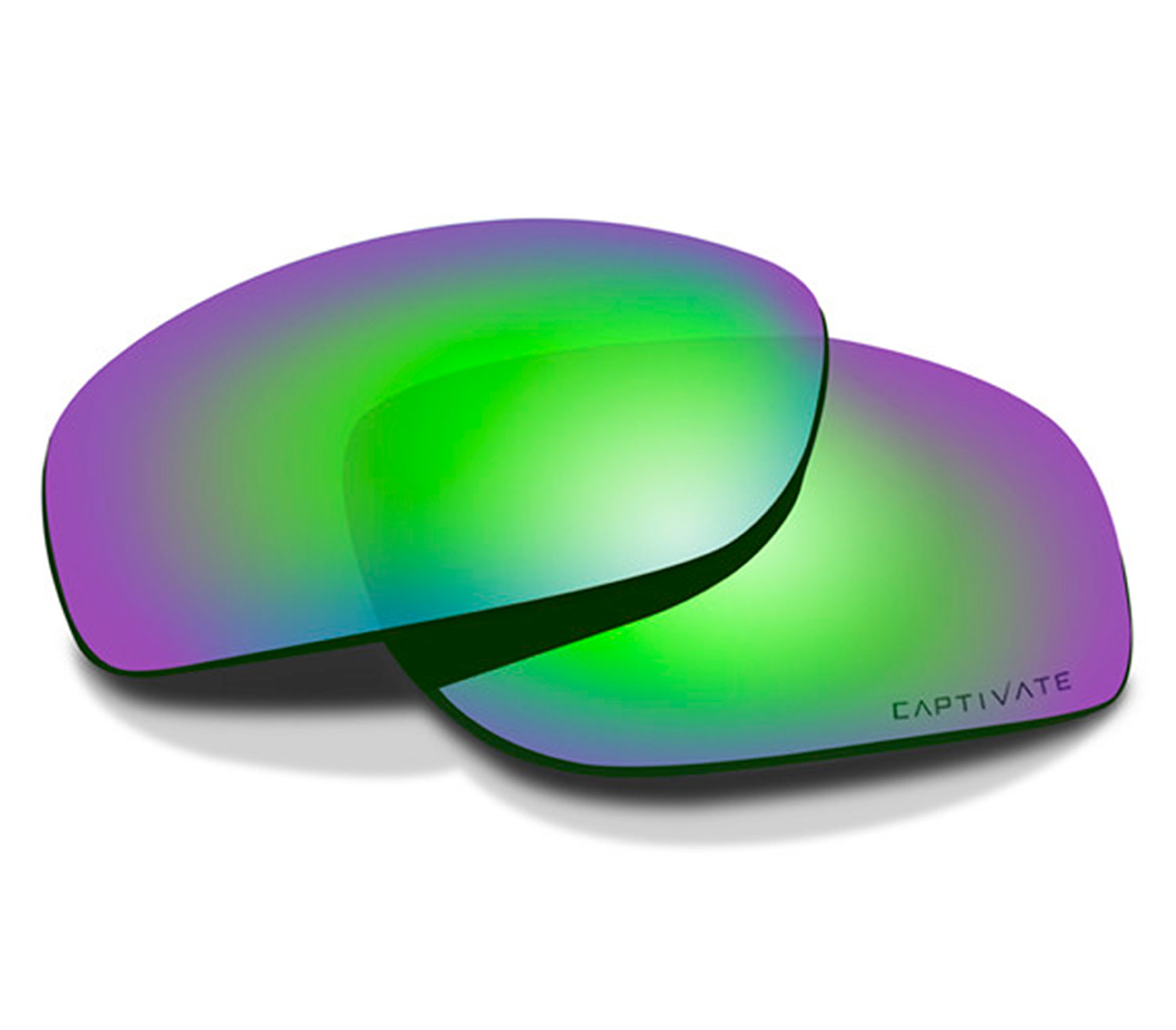 Lentes Green Mirror Captivate Polarizadas para WX Gravity