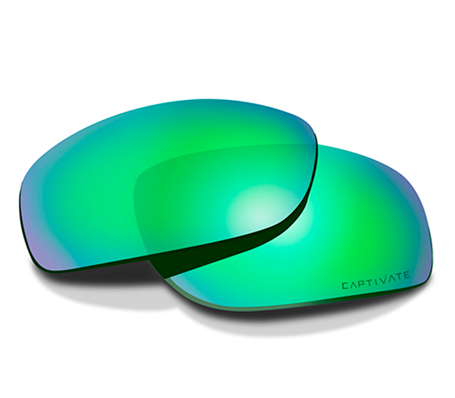 Lentes Green Mirror Captivate Polarizadas para WX Omega