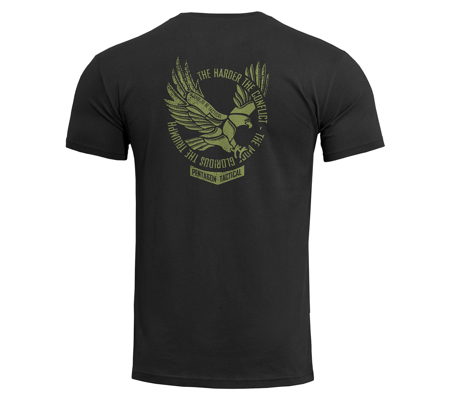 Camiseta Pentagon Eagle Negro espalda