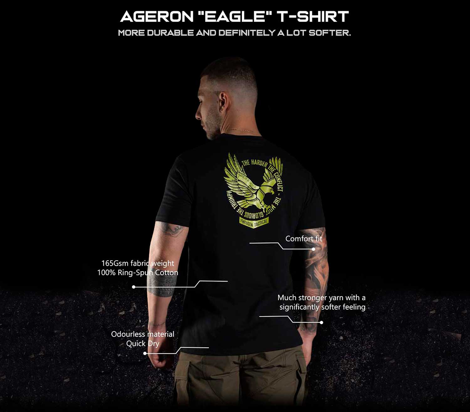 Camiseta Pentagon Eagle estudio