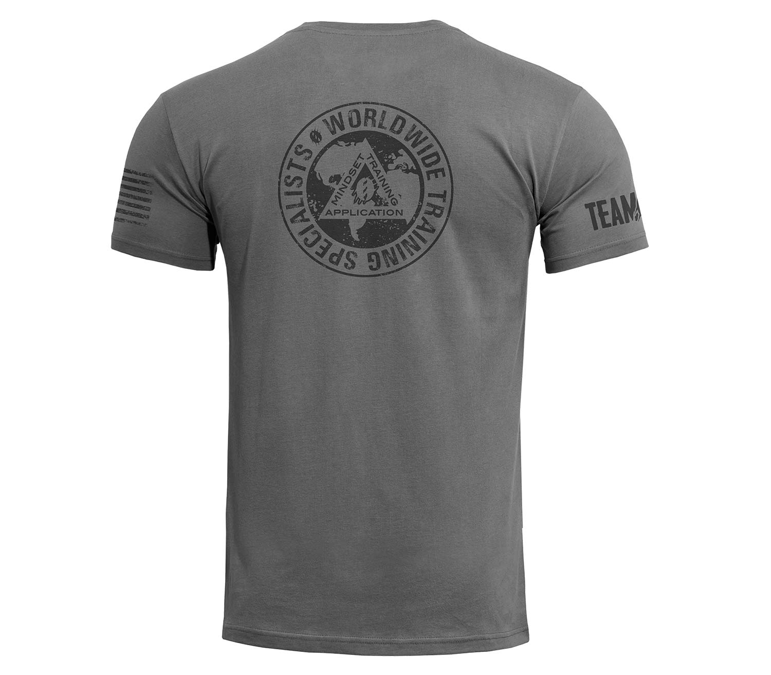 Camiseta Pentagon Zero Edition Lobo Gris espalda